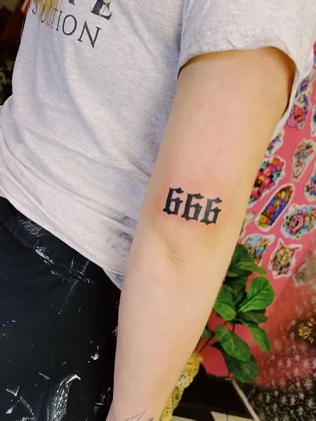 666 tattoo|666 Tattoo Meaning: More than just the Number of the Beast!